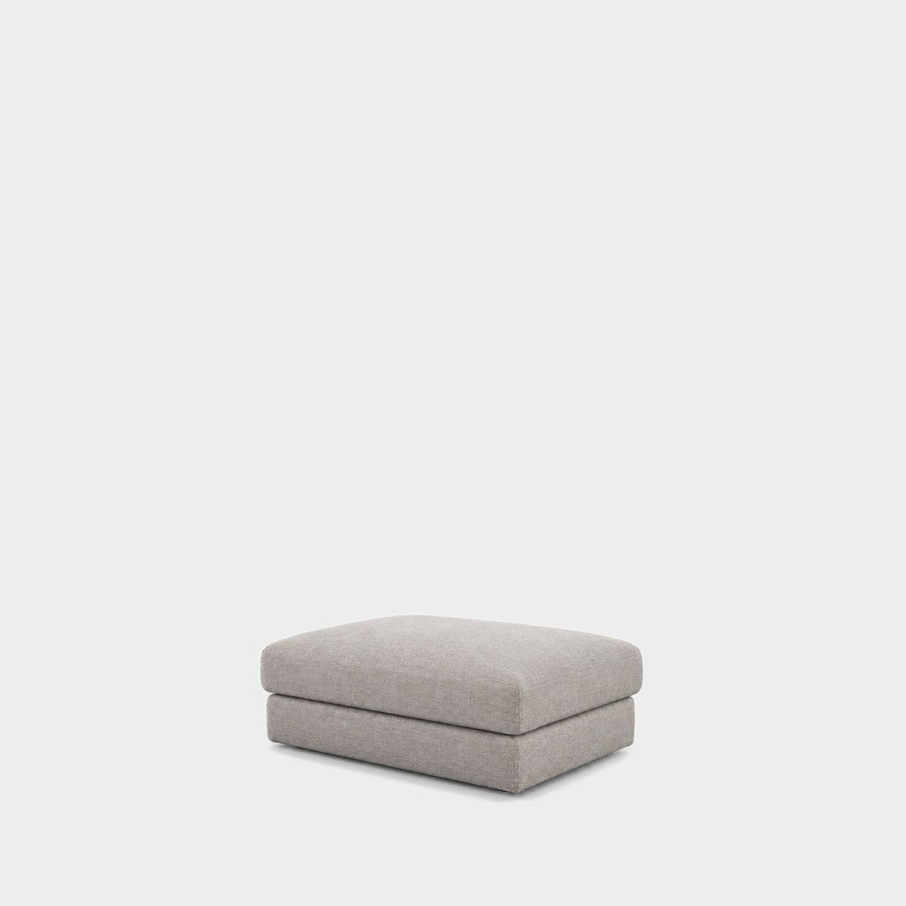 Katrine large square fabric ottoman – Danny A Mist