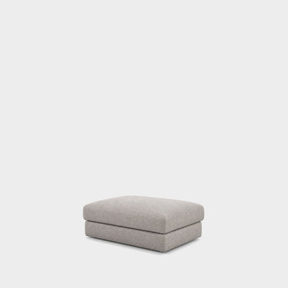 Katrine large square fabric ottoman – Danny A Mist