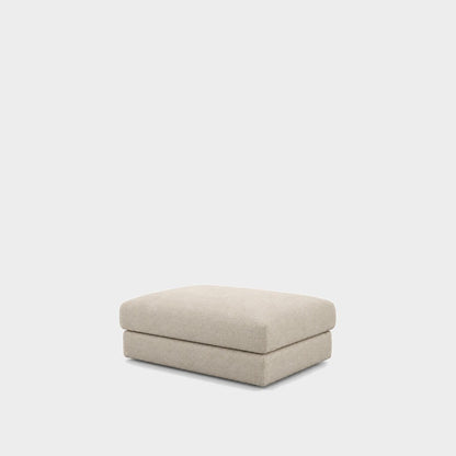 Katrine large square fabric ottoman – Danny A Shell