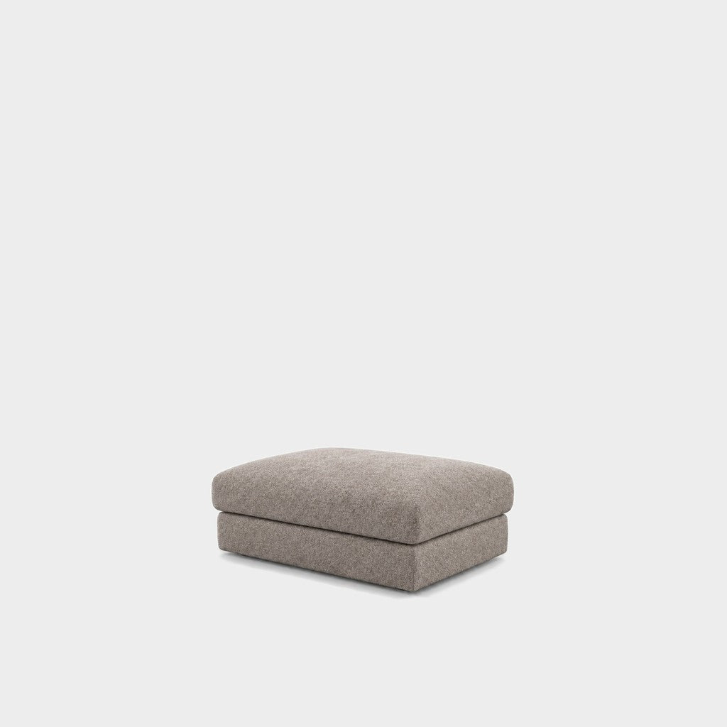 Katrine large square fabric ottoman – Judy Nickle