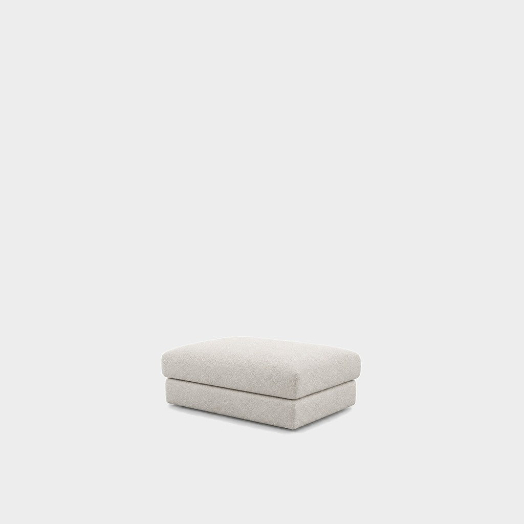 Katrine large square fabric ottoman – Judy Pearl