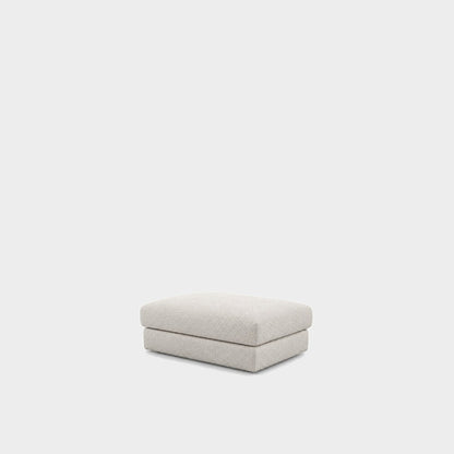 Katrine large square fabric ottoman – Judy Pearl