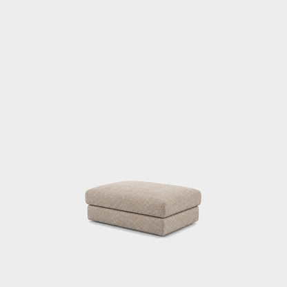 Katrine large square fabric ottoman – Judy Shell