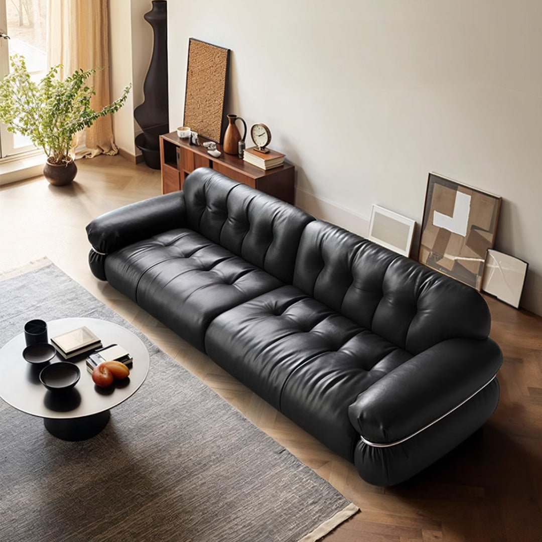 Full Leather Cowhide Sofa