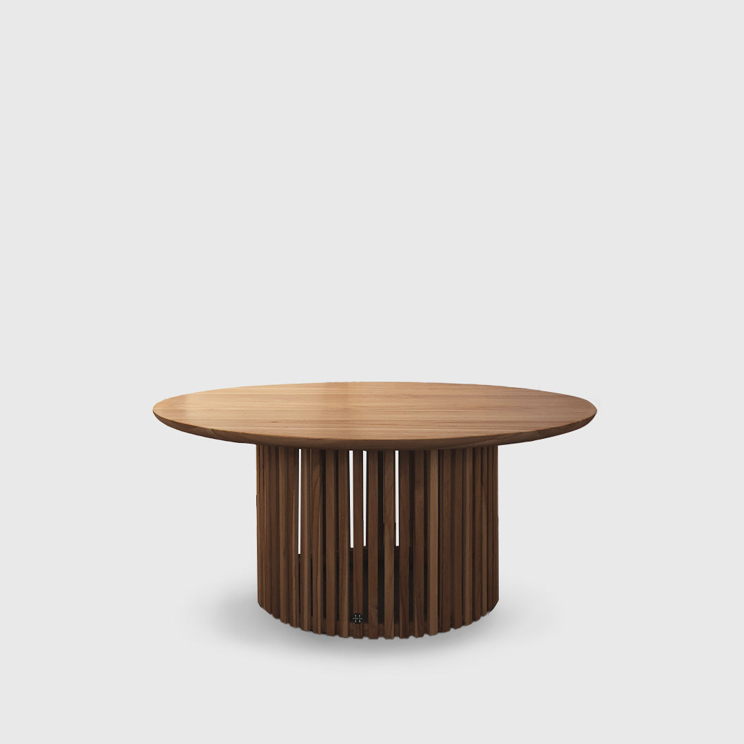 Teak Wood Round Coffee Table