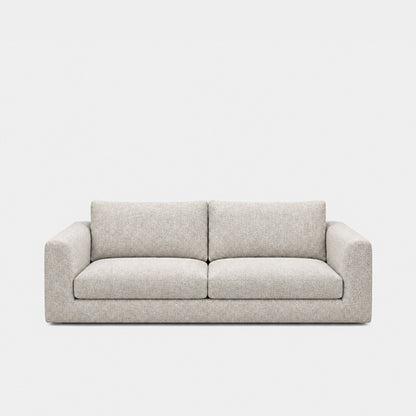 Katrine 2-seater fabric sofa in Leigh Natural