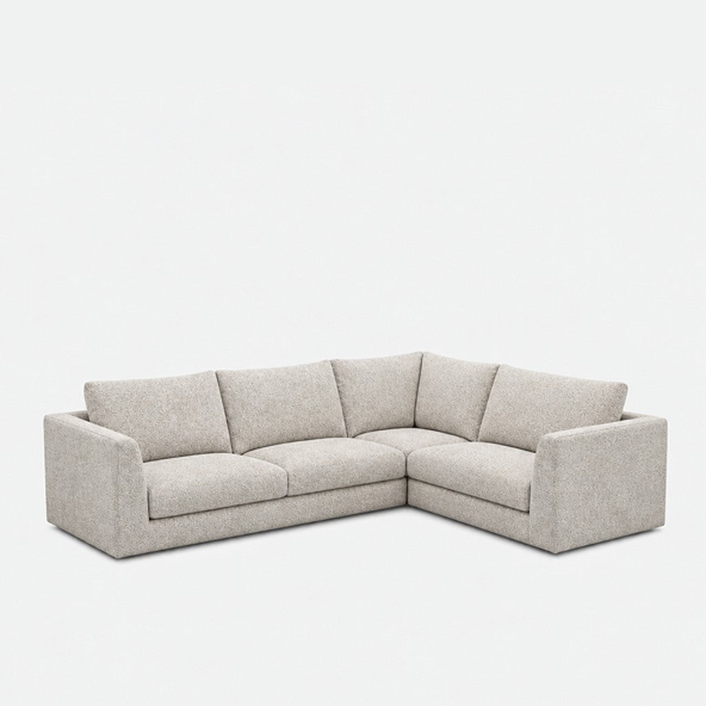 Katrine modular corner sofa fabric L-shape – Leigh Natural