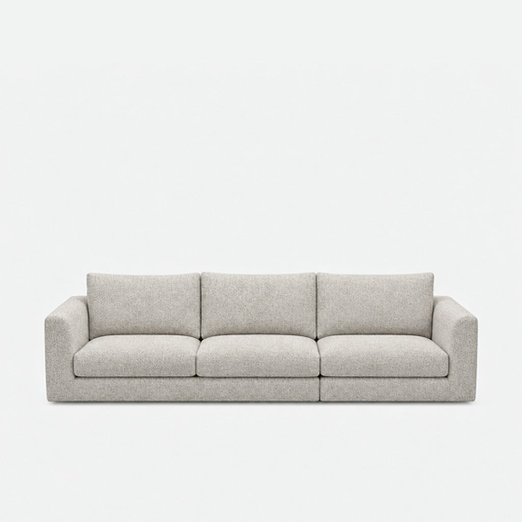 Katrine fabric 3 seater sofa – Leigh Natural