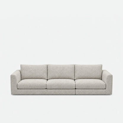 Katrine fabric 3 seater sofa – Leigh Natural