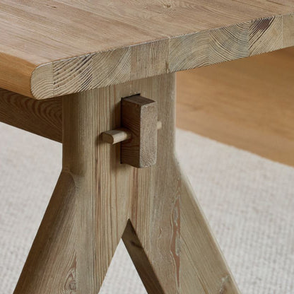 Magnus Smoked Grey Wood Dining Table Set