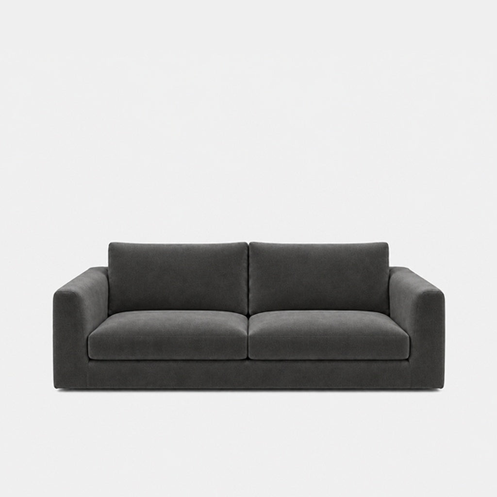 Katrine 2-seater fabric sofa in Meg Charcoal