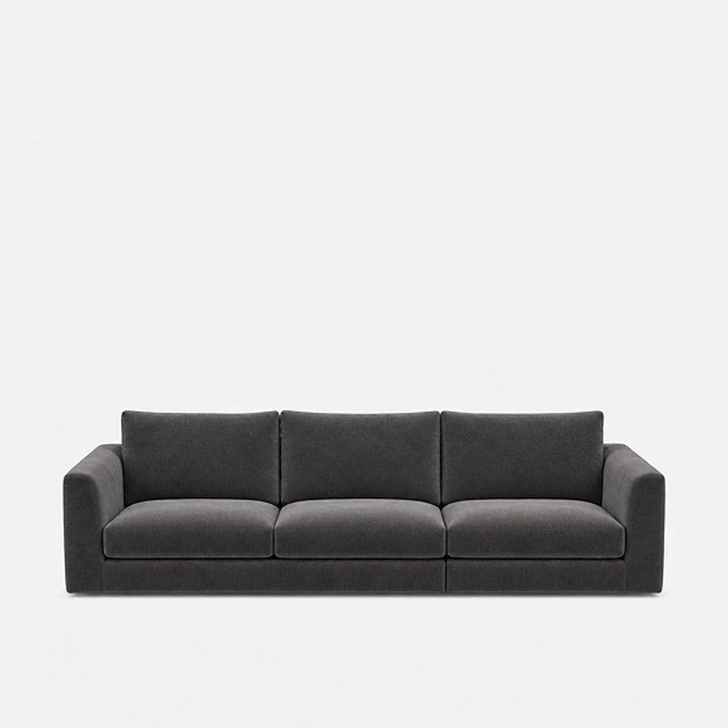 Katrine fabric 3 seater sofa – Meg Charcoal