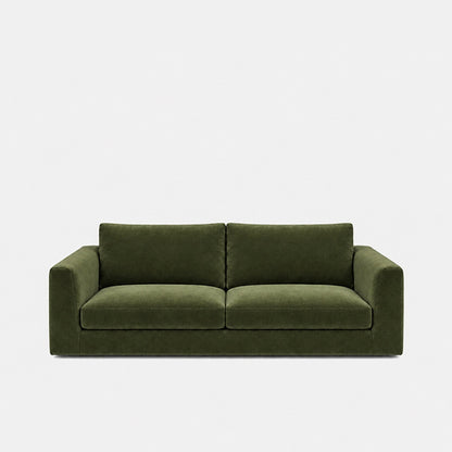 Katrine 2-seater fabric sofa in Meg Emerald