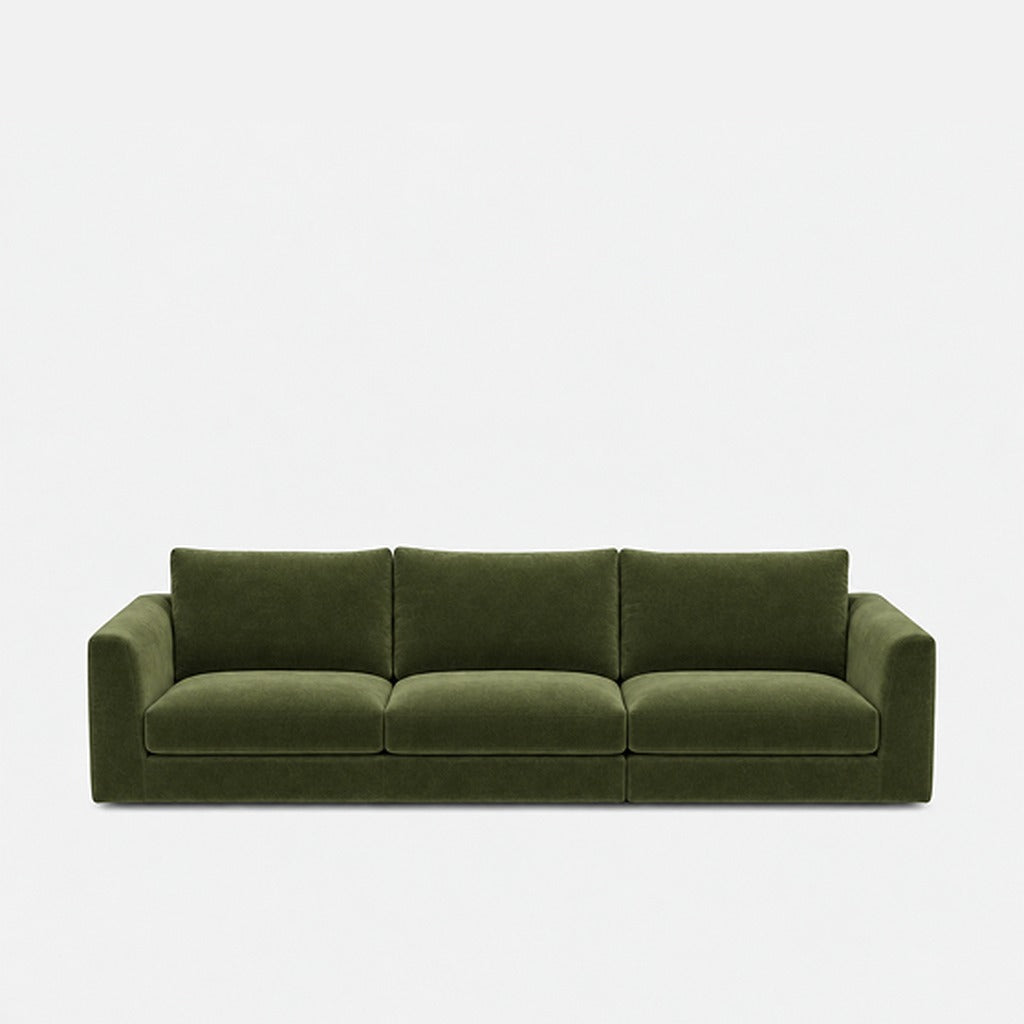 Katrine fabric 3 seater sofa – Meg Emerald