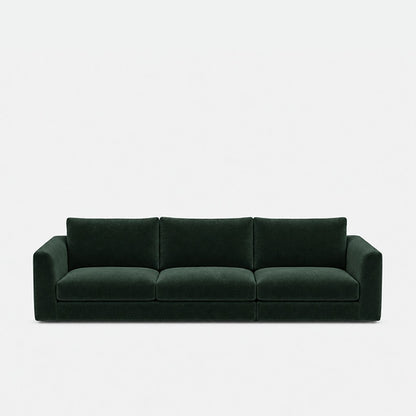 Katrine fabric 3 seater sofa – Meg Forest Green