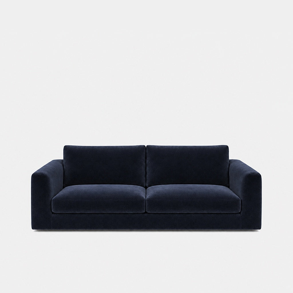 Katrine 2-seater fabric sofa in Meg Indigo