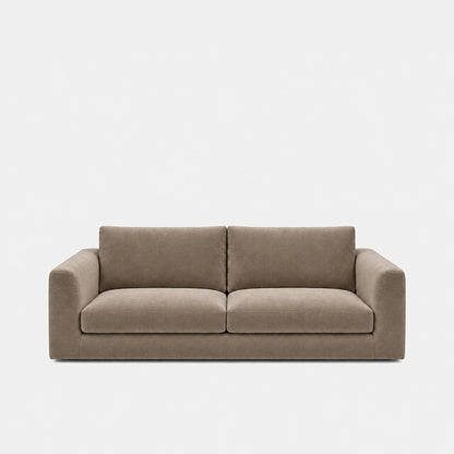 Katrine 2-seater fabric sofa in Meg Khaki
