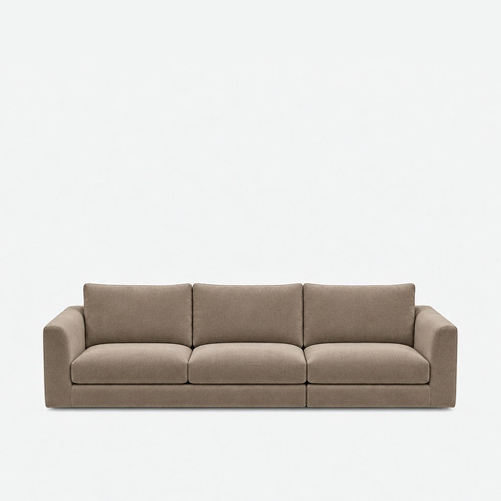Katrine fabric 3 seater sofa – Meg Khaki