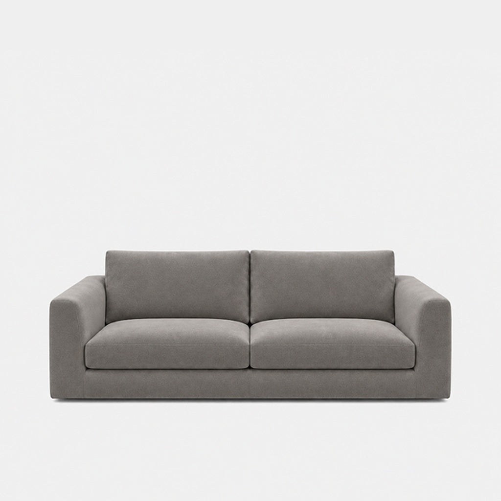 Katrine 2-seater fabric sofa in Meg Mist Grey