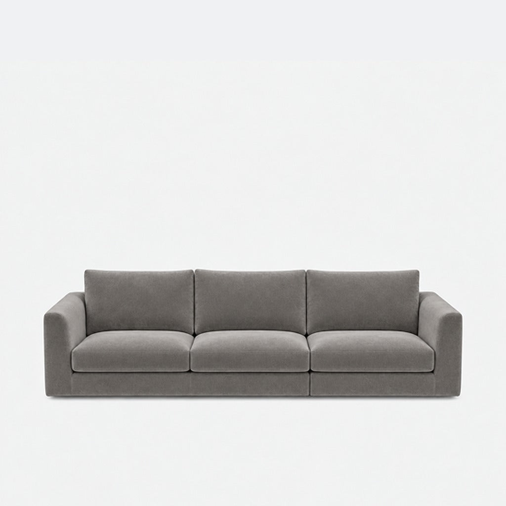 Katrine fabric 3 seater sofa – Meg Mist Grey