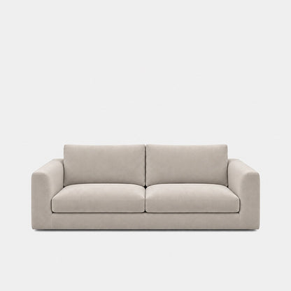Katrine 2-seater fabric sofa in Meg Shell