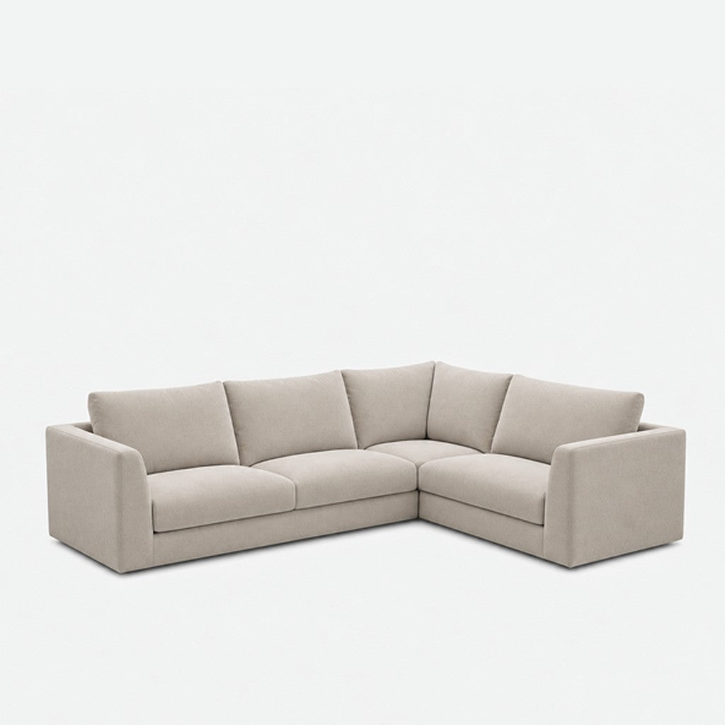 Katrine modular corner sofa fabric L-shape – Meg Shell