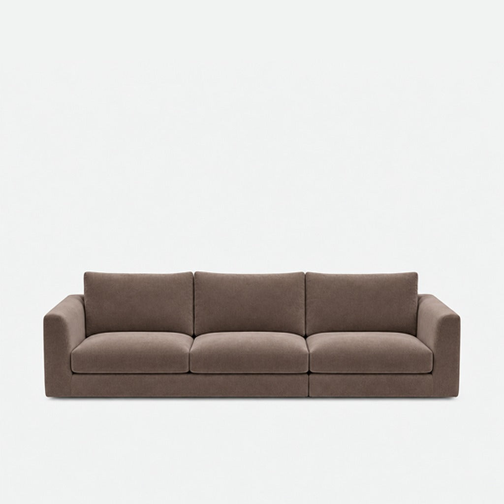 Katrine fabric 3 seater sofa – Meg Taupe