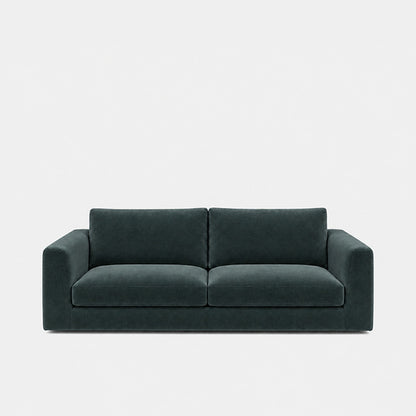 Katrine 2-seater fabric sofa in Meg Teal