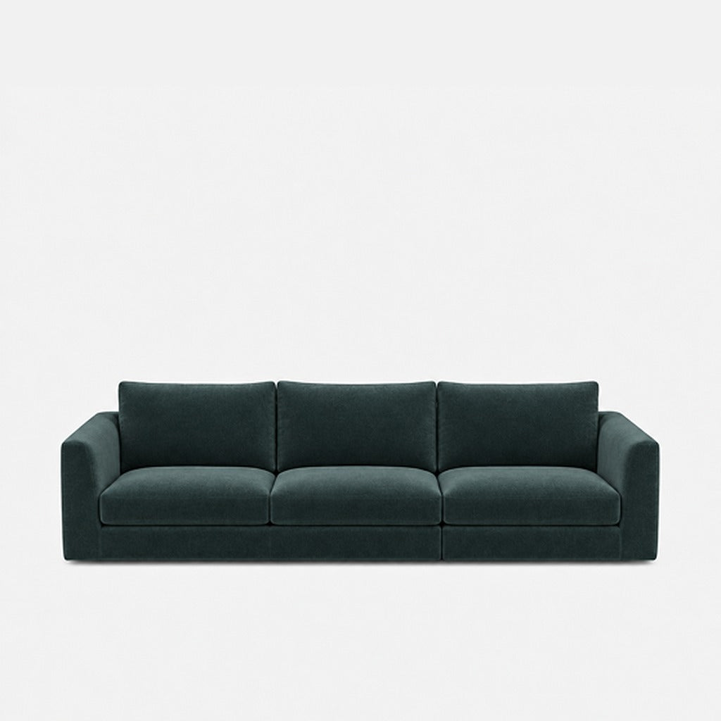 Katrine fabric 3 seater sofa – Meg Teal