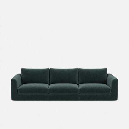 Katrine fabric 3 seater sofa – Meg Teal