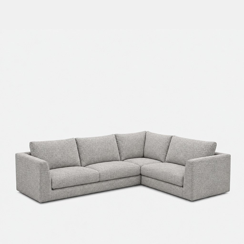 Katrine modular corner sofa fabric L-shape – Noha Mist