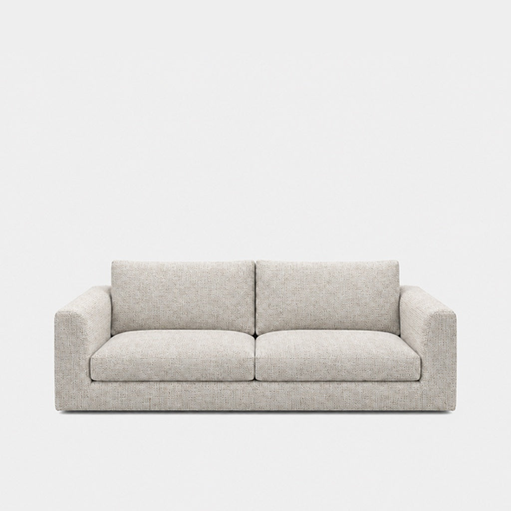 Katrine 2-seater fabric sofa in Noha Natural