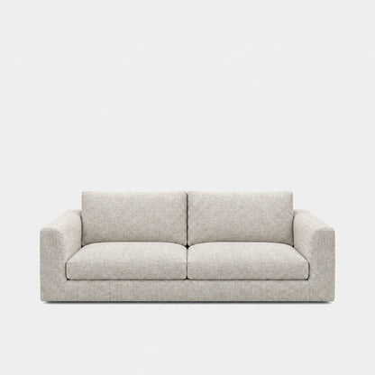 Katrine 2-seater fabric sofa in Noha Natural