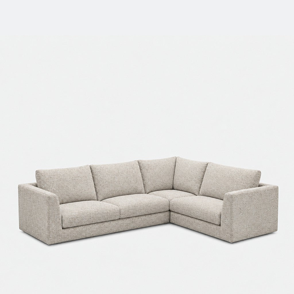Katrine modular corner sofa fabric L-shape – Noha Natural