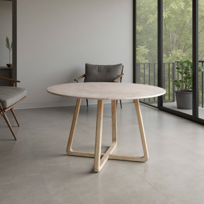 Marble Java Wood Dining Table