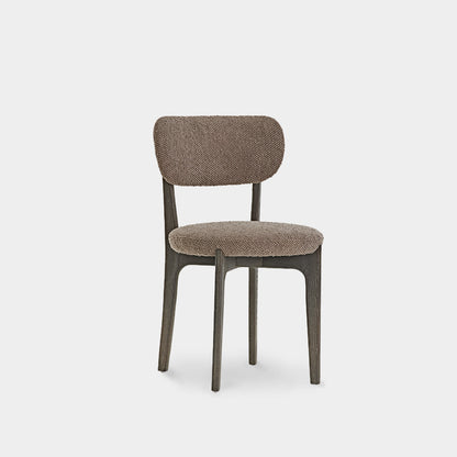 Ragnar Oak Wood Antique Fabric Dining Chair