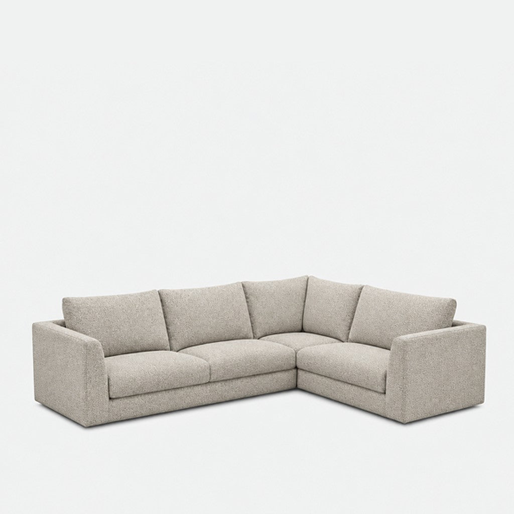 Katrine modular corner sofa fabric L-shape – Rhythm Natural