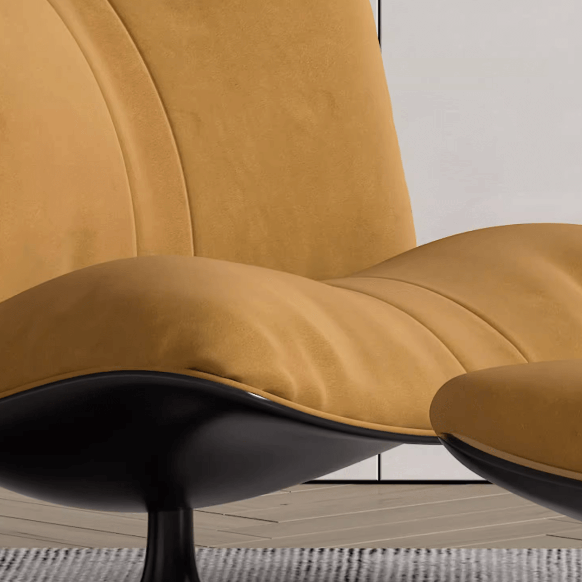 Lars Modern Yellow Designer Chair