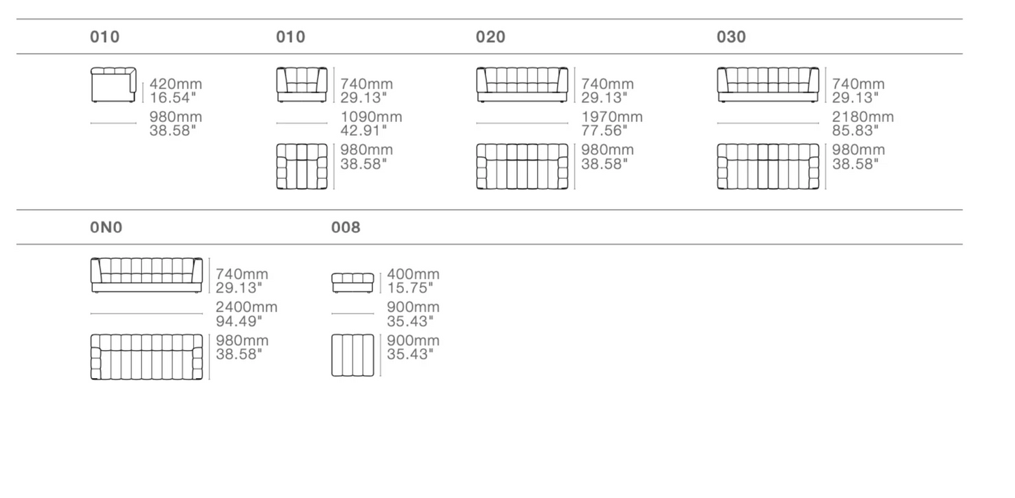 Zara Modern Plush Chenille Sofa