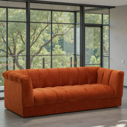 Modern Plush Chenille Sofa