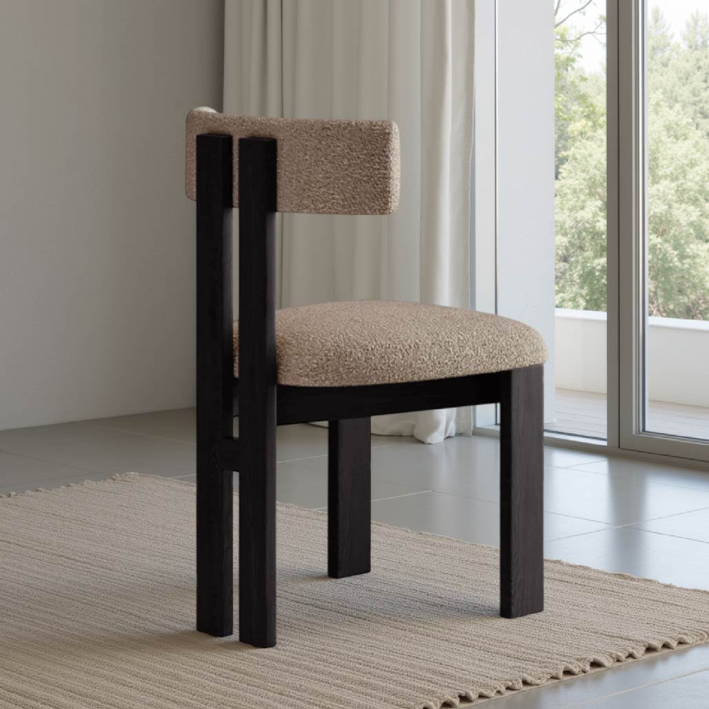 French Retro Ash Wood Chair