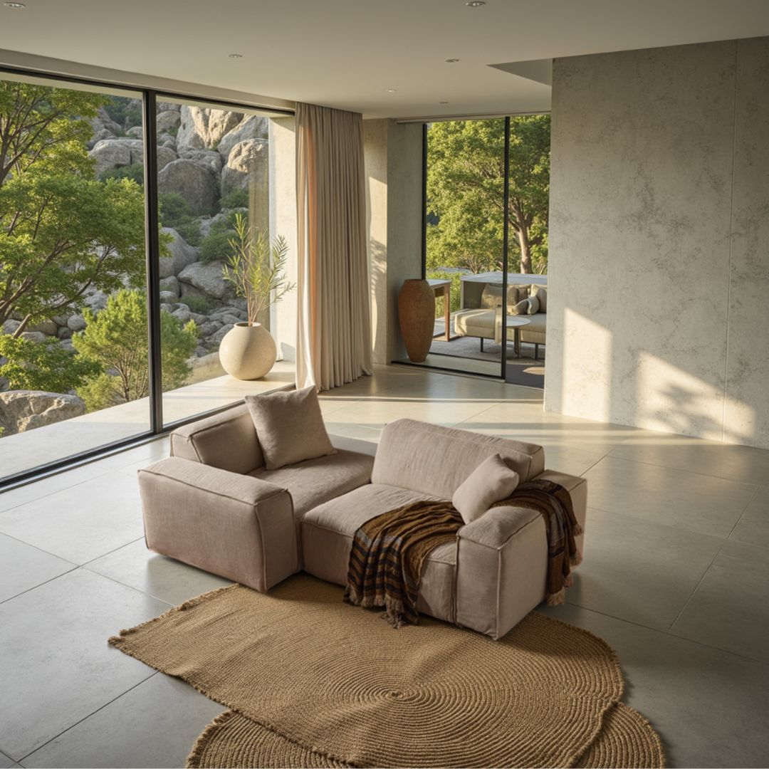 Linen Modular Fabric Sofa