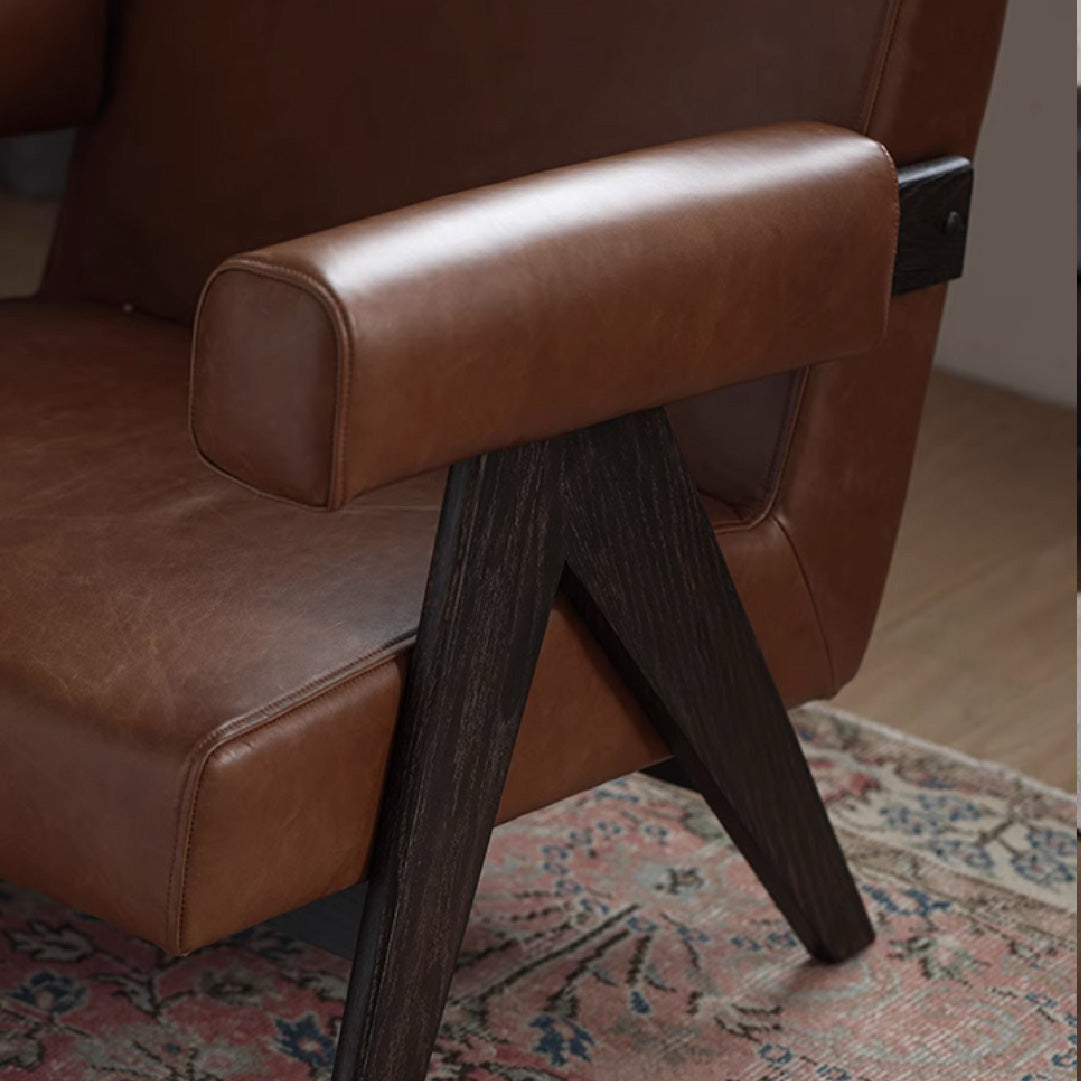 Viggo Retro Armrest Lounge Chair