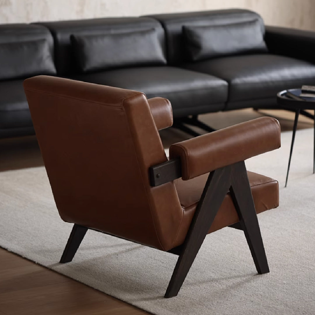 Viggo Retro Armrest Lounge Chair