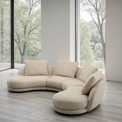 Curved Cloud Sectional Sofa