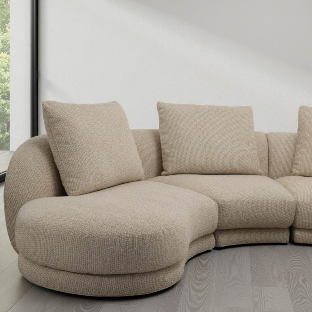 Curved Cloud Sectional Sofa