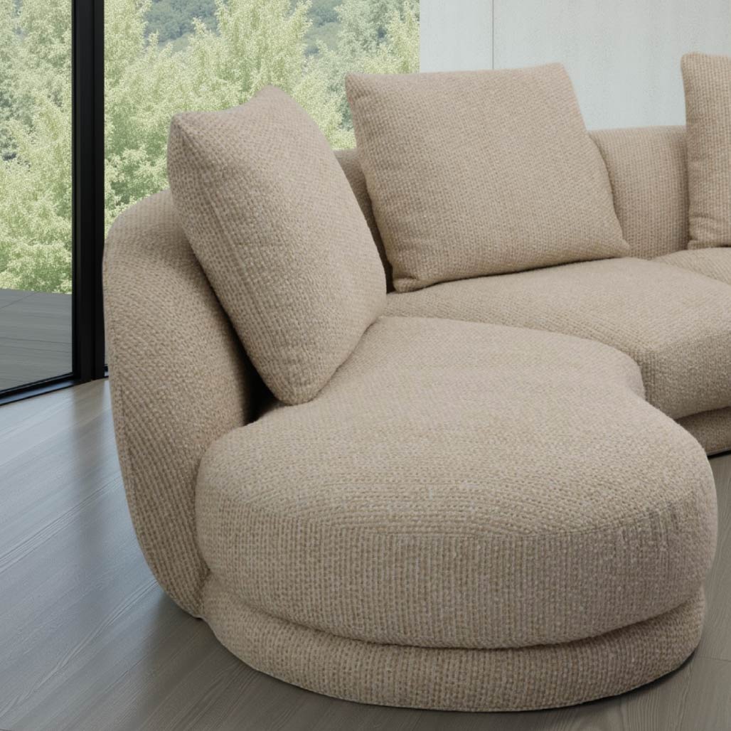 Curved Cloud Sectional Sofa