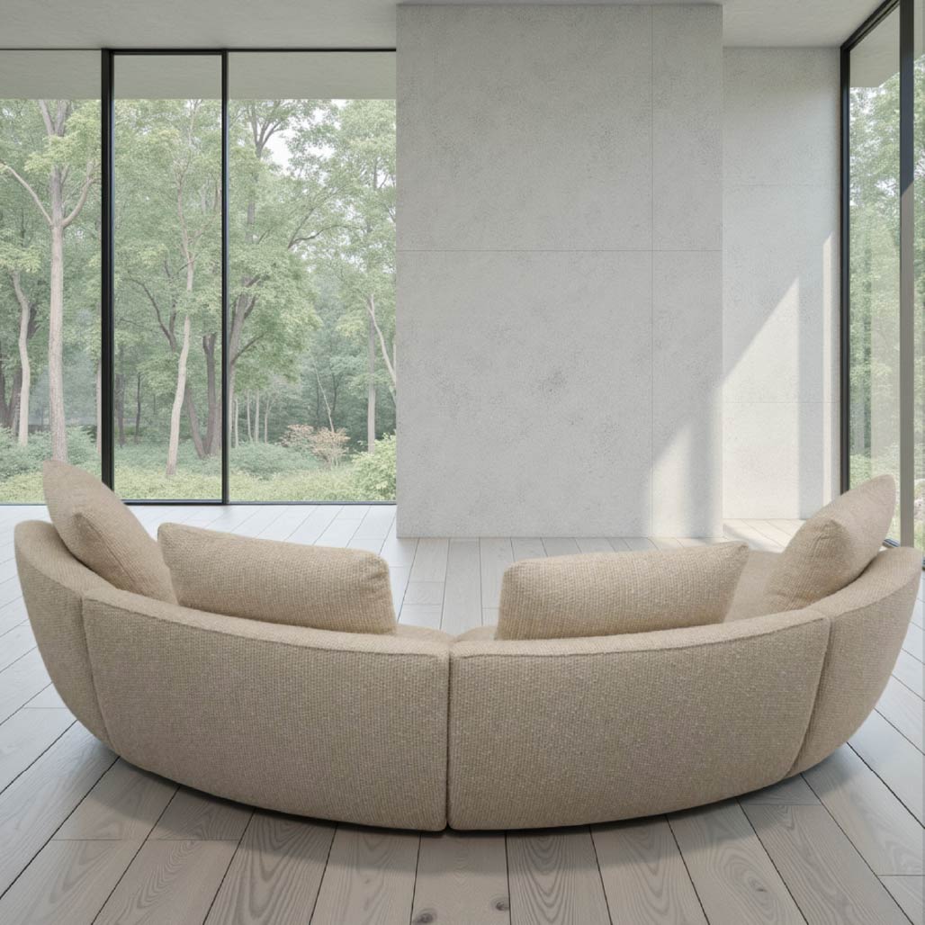 Curved Cloud Sectional Sofa