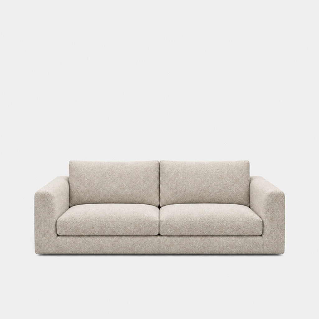 Katrine 2-seater fabric sofa in Vista Bone