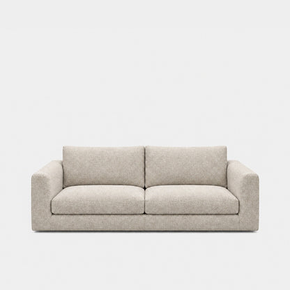 Katrine 2-seater fabric sofa in Vista Bone
